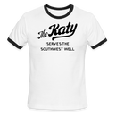 Men's Ringer T-Shirt - white/black