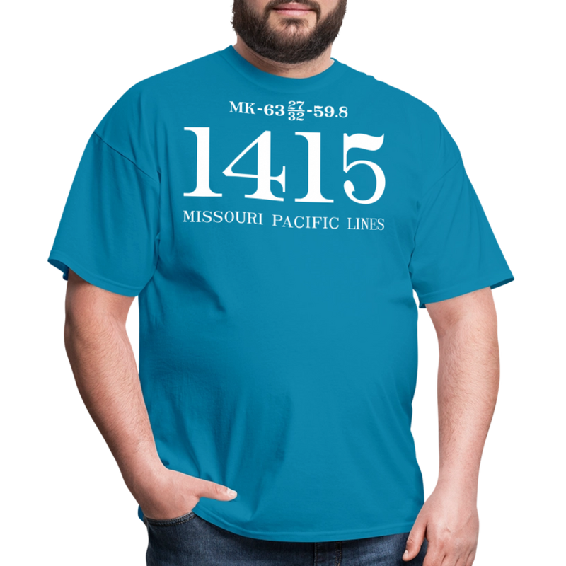 Missouri Pacific Lines Cab Info - Unisex Classic T-Shirt - turquoise
