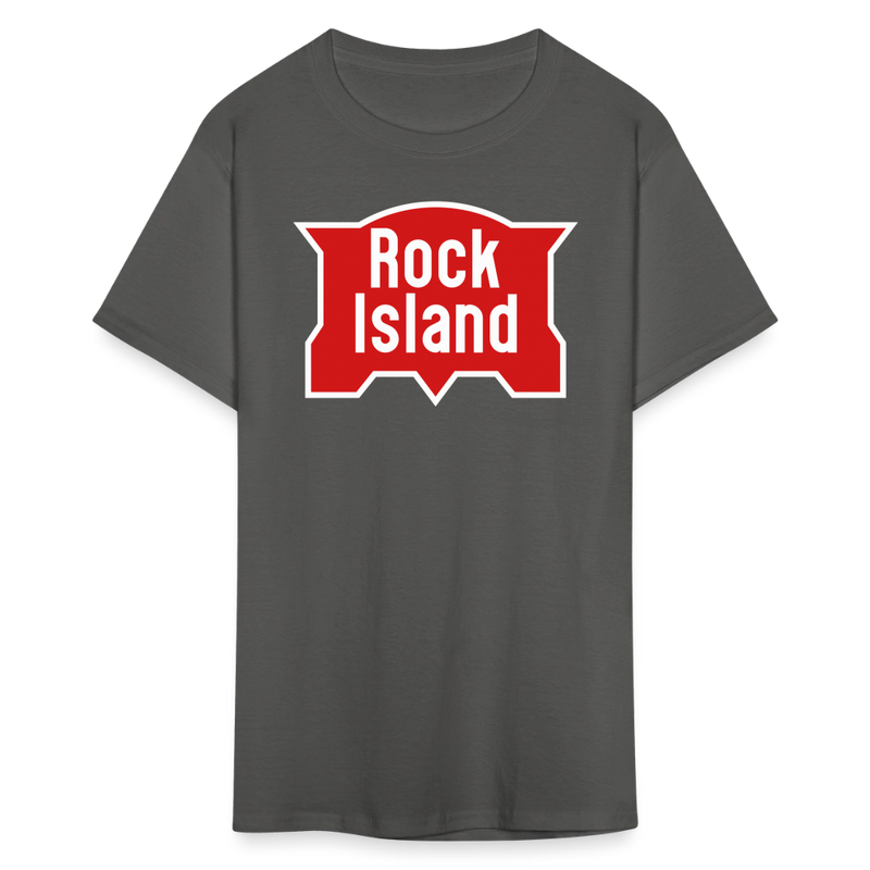 Rock Island Logo - Unisex Classic T-Shirt - charcoal