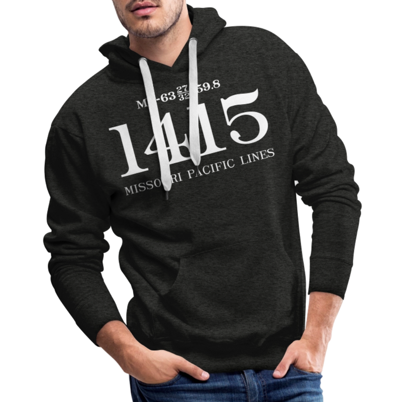 Missouri Pacific Lines Cab Info - Men’s Premium Hoodie - charcoal grey