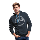 Baldwin Locomotive Works Builder's Plate - Men’s Premium Hoodie - navy