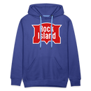 Rock Island Logo - Men’s Premium Hoodie - royal blue