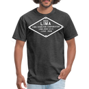 Lima Builder's Plate White Print - Unisex Classic T-Shirt - heather black