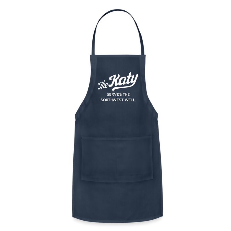 The Katy Serves the Southwest Well - Adjustable Apron - navy