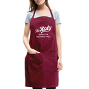 The Katy Serves the Southwest Well - Adjustable Apron - burgundy