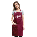 The Katy Serves the Southwest Well - Adjustable Apron - burgundy