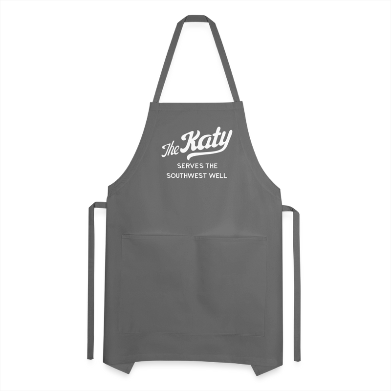 The Katy Serves the Southwest Well - Adjustable Apron - charcoal