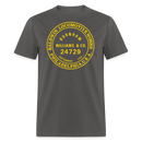 Baldwin Locomotive Works Builder's Plate Burnham - Unisex Classic T-Shirt - charcoal