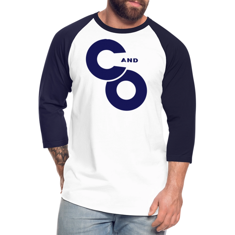 Chesapeake & Ohio - Baseball T-Shirt - white/navy