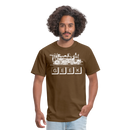 Train Geek - Unisex Classic T-Shirt - brown