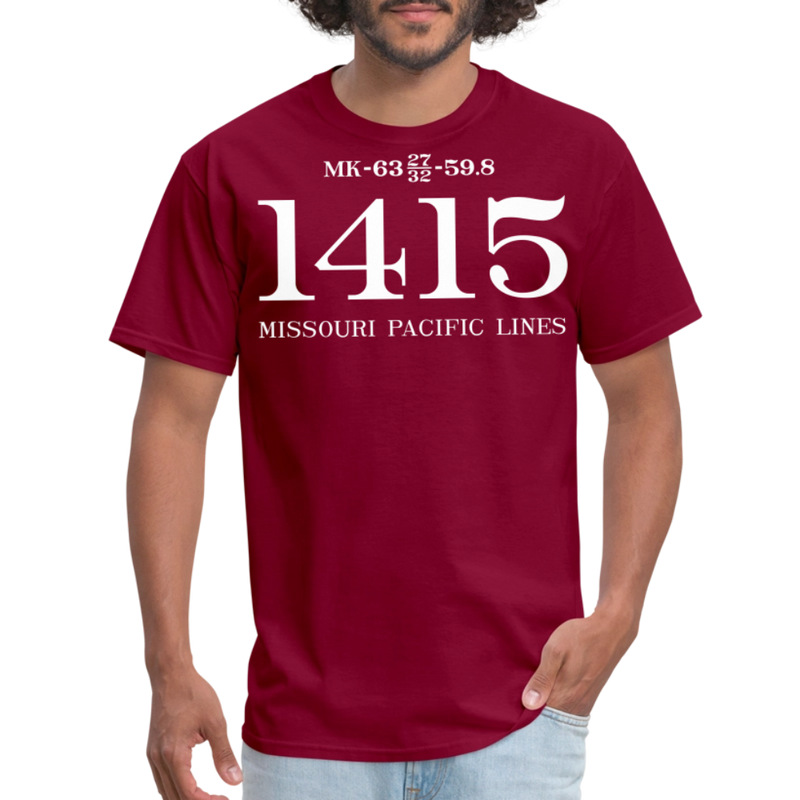 Missouri Pacific Lines Cab Info - Unisex Classic T-Shirt - burgundy