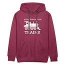 Still Plays With Trains - Men’s Premium Hoodie - burgundy