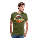 Model Train Stuff - Men's Premium T-Shirt - olive green