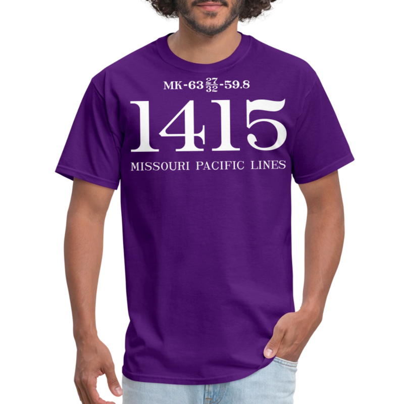 Missouri Pacific Lines Cab Info - Unisex Classic T-Shirt - purple