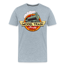 Model Train Stuff - Men's Premium T-Shirt - heather ice blue