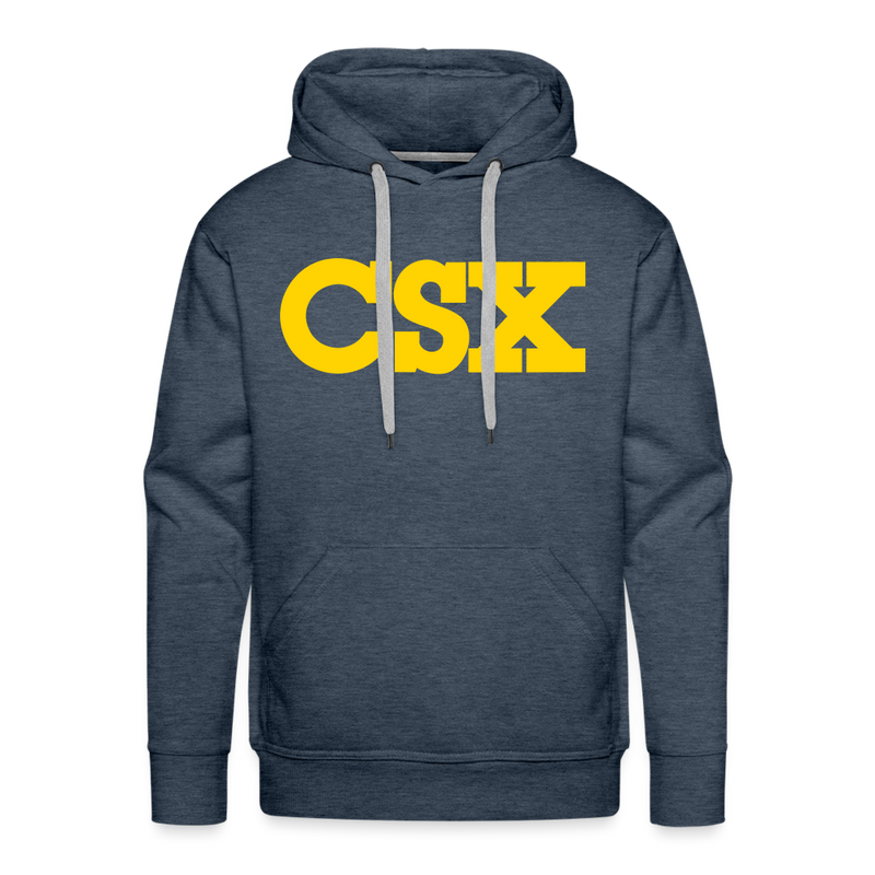 CSX - Men’s Premium Hoodie - heather denim