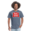 Rock Island Logo - Unisex Classic T-Shirt - denim