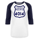 Union Pacific Big Boy 4014 - Baseball T-Shirt - white/navy