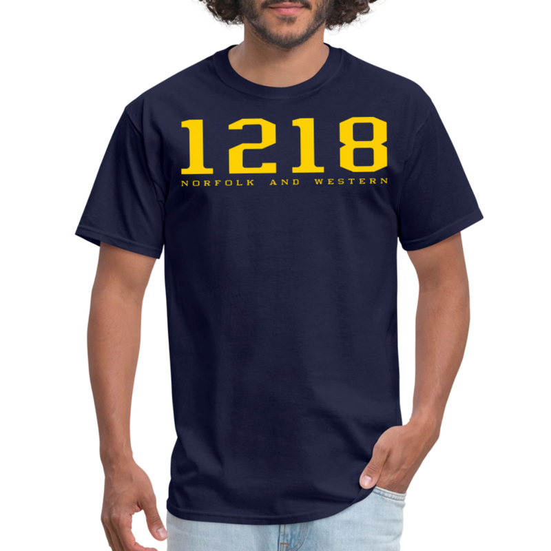 Norfolk and Western 1218 - Unisex Classic T-Shirt - navy