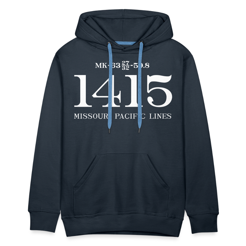 Missouri Pacific Lines Cab Info - Men’s Premium Hoodie - navy