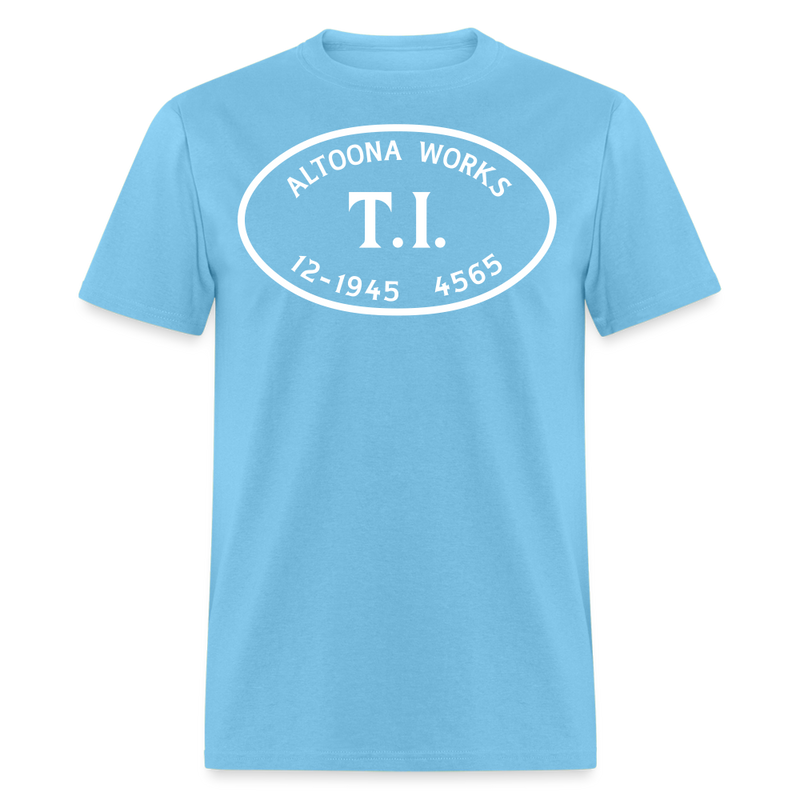 Altoona Works PRR T1 Builder's Plate - Unisex Classic T-Shirt - aquatic blue