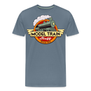 Model Train Stuff - Men's Premium T-Shirt - steel blue