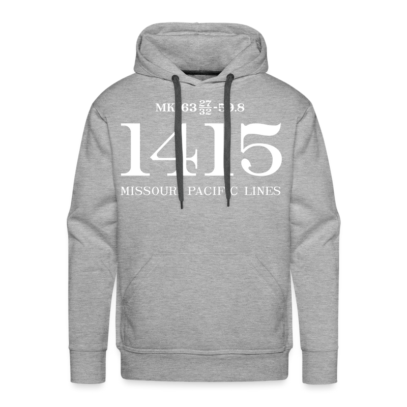 Missouri Pacific Lines Cab Info - Men’s Premium Hoodie - heather grey