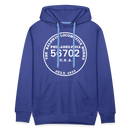 Baldwin Locomotive Works Builder's Plate - Men’s Premium Hoodie - royal blue