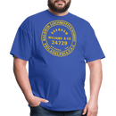 Baldwin Locomotive Works Builder's Plate Burnham - Unisex Classic T-Shirt - royal blue