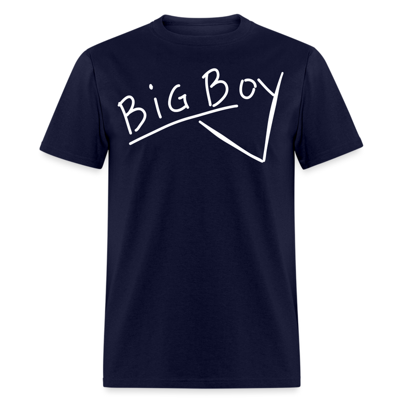 UP Big Boy Chalk Scrawl - Unisex Classic T-Shirt - navy