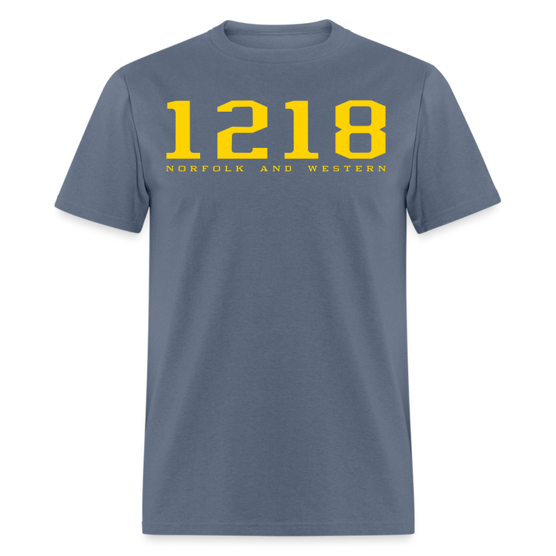 Norfolk and Western 1218 - Unisex Classic T-Shirt - denim