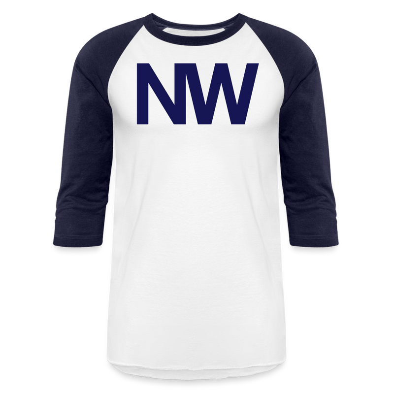 Norfolk & Western - Baseball T-Shirt - white/navy