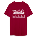 Train Geek - Unisex Classic T-Shirt - dark red