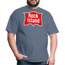 Rock Island Logo - Unisex Classic T-Shirt - denim