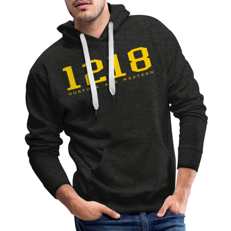 Norfolk and Western 1218 - Men’s Premium Hoodie - charcoal grey