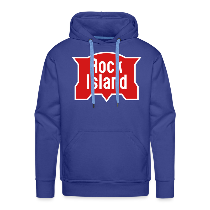 Rock Island Logo - Men’s Premium Hoodie - royal blue