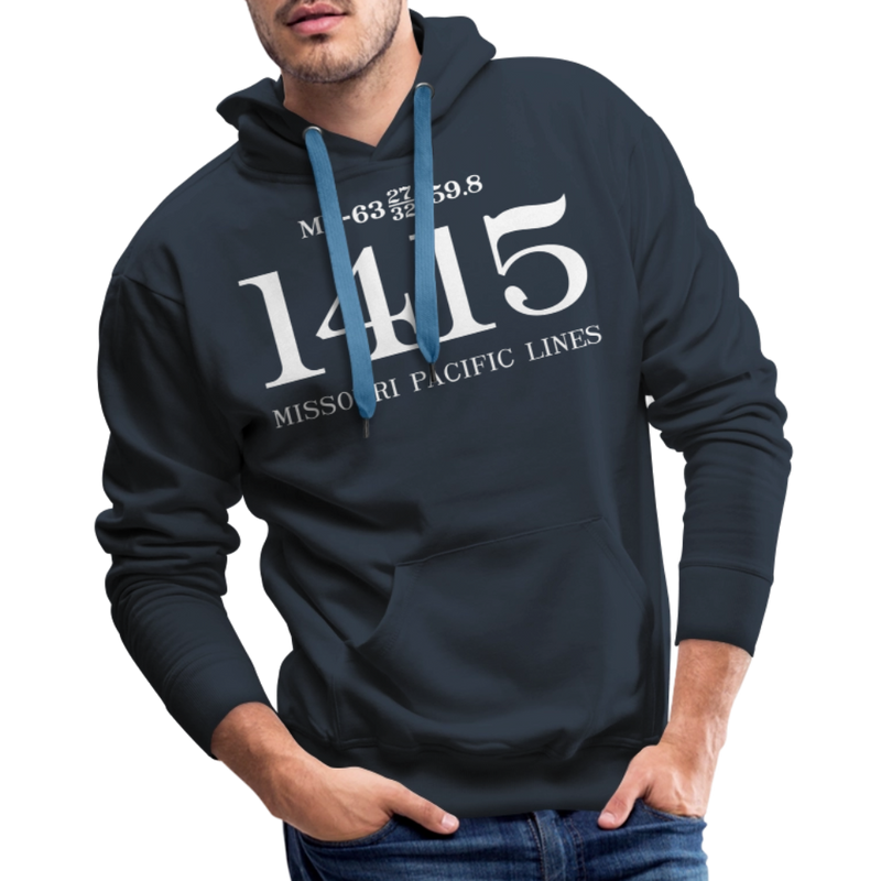 Missouri Pacific Lines Cab Info - Men’s Premium Hoodie - navy