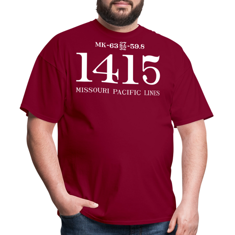 Missouri Pacific Lines Cab Info - Unisex Classic T-Shirt - burgundy