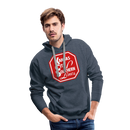 Kansas City Southern Lines - Men’s Premium Hoodie - heather denim