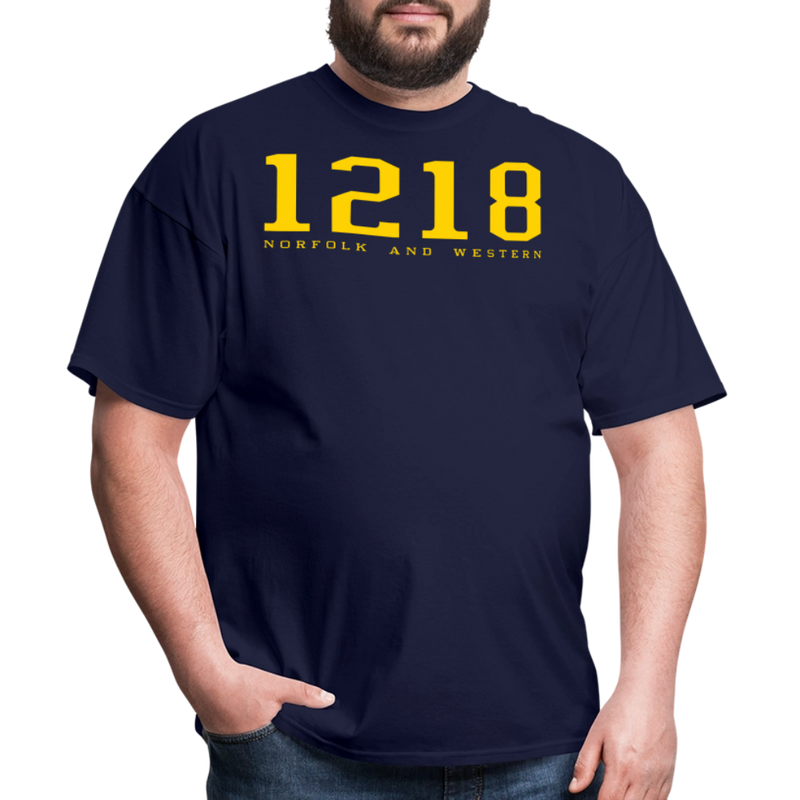 Norfolk and Western 1218 - Unisex Classic T-Shirt - navy
