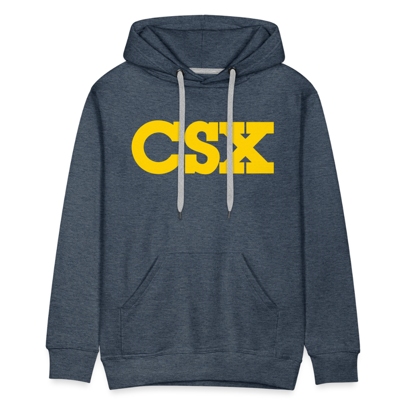 CSX - Men’s Premium Hoodie - heather denim