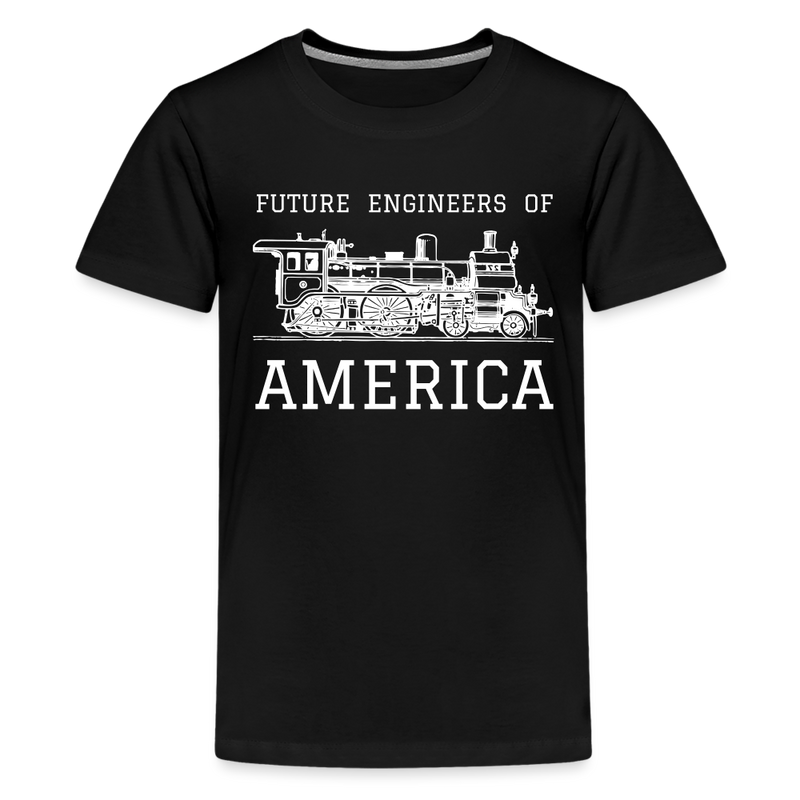 Future Engineers of America - Kids' Premium T-Shirt - black