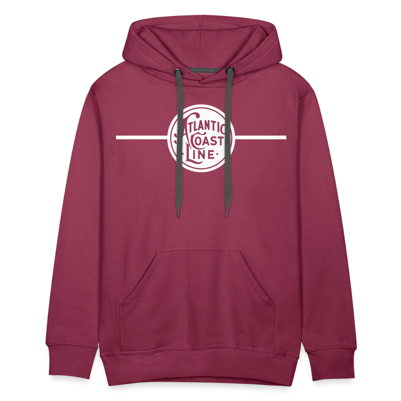 Atlantic Coast Line - Men’s Premium Hoodie - burgundy