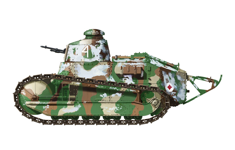 Meng-Model TS-008 FRENCH FT-17 LIGHT TANK (CAST TURRET) 1:35