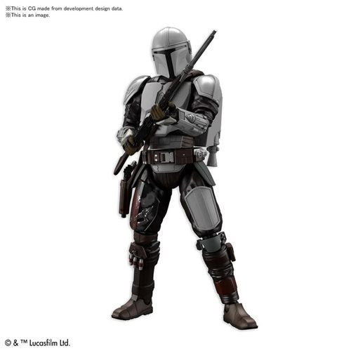 Bandai 11001 Star Wars: The Mandalorian Mandalorian Beskar Armor 1:12 Scale Model Kit