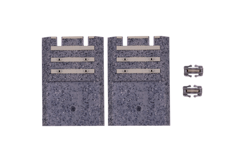 Kato 6-099 Roadbed Joiners -- Interface for Unitrack and Conventional Track on Cork Roadbed pkg(2), HO Scale