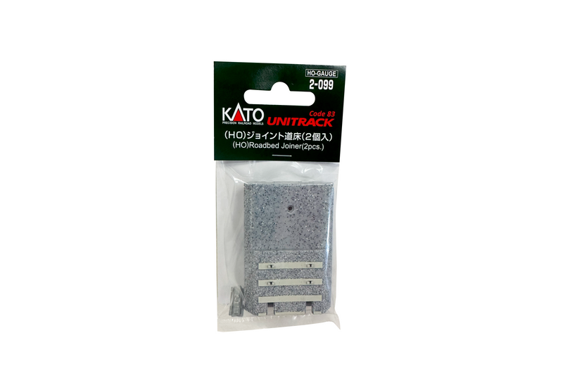 Kato 6-099 Roadbed Joiners -- Interface for Unitrack and Conventional Track on Cork Roadbed pkg(2), HO Scale