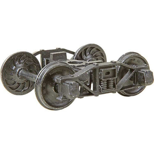 Kadee O 757 2-Rail Arch Bar Metal Trucks With 33" Ribbed-Back Metal P48 Wheels, (2)