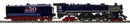 PREORDER MTH Premier O 20-30129-1 4-8-4 Steam Locomotive with Hi-Rail Wheels, USA 250th Semiquincentennial Oil