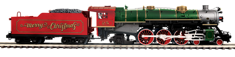 PREORDER MTH O 20-3979-1 Premier Line 4-6-2 USRA Heavy Pacific Locomotive, Christmas (DCC and Sound)